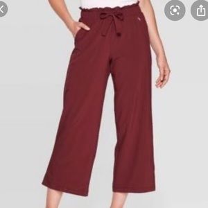 Joy lab red wide leg pants